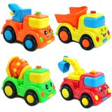 卡通惯性车玩具汽车 2-5岁儿童惯性车挖土机工程车超级耐摔回力车