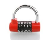 正品 嘉思特 时尚密码锁 YF20621 短锁钩 U型锁 密码锁 挂锁