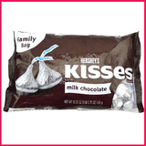 美国原装进口 好时Hershey's kisses 牛奶巧克力 银色559g 零食