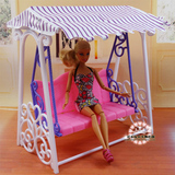 芭比娃娃家具 新型芭比秋千 DIY过家家女孩玩具