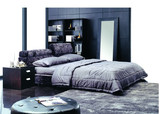 斯可馨LB025布艺床软床双人床1.8米榻榻米床布床简约软床储物床