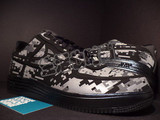 美国代购 篮球鞋Nike Lunar AIR FORCE 1 黑数码迷彩 3M反光 耐克