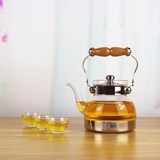 包邮 亮典电磁炉耐热玻璃泡茶壶煮茶壶酒精灯壶功夫茶具玻璃茶壶