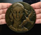 法国 大铜章 直径10.2厘米 361克 精美大而稀少钱币收藏