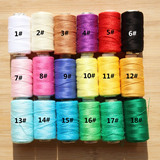 纯棉缝纫线 DIY手工手缝线拼布绣线 彩色纯棉线24色200米