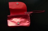 VS沙宣 经典时尚 PU软皮化妆包 化妆包（金属红）沙宣化妆包