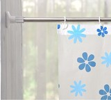 简易安装不锈钢浴帘杆可伸缩式 使用范围在140-240cm