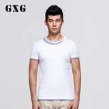 GXG[包邮]男装 男士修身时尚潮流个性圆领纯棉短袖T恤#31144319