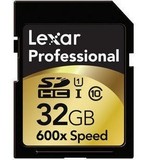 美国货 正品LEXAR/雷克沙SD/sdhc 32G 600X 90M/S Class10 高速SD