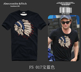 AF短袖t恤男 美国代购Abercrombie Fitch夏季2015新款半袖打底衫