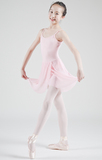 成人女芭蕾舞服 吊带网布交叉中长裙连体服练功服连衣裙