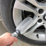 刷轱辘轮胎清洁刷用品摩托车电动自行车钢圈刷子洗车刷汽车用轮毂