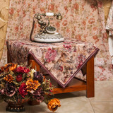 家居包邮桌布布艺欧式美式餐桌布椅套套装床头柜布定做田园茶几布