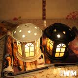 包邮喜马拉雅水晶盐灯摩洛哥婚卧室床头台灯创意欧式镂空宝宝夜灯