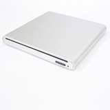 Nimitz尼米兹第四代苹果macbook专用USB外置吸入式光驱盒（银色）