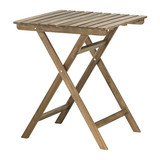 北京宜家代购IKEA阿霍蒙户外阳台休闲小桌子咖啡桌 可折叠木色