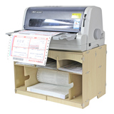 绚动快递面单打印架木质桌面收纳盒单据/票据/快递单打印机架BG10