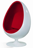 Sessle Eye Ball Chair玻璃钢休闲 太空椅 椭圆形球椅Eero Aarnio