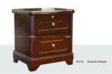 欧式实木床头柜带锁现代简约斗柜现代家具卧室收纳储物柜子中式