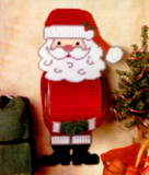 DIY手工立体绣套件毛线十字绣材料包圣诞老人纸巾挂筒