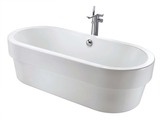 正品乐家卫浴Roca艾比莎1.8米压克力独立浴缸26N007..0 1米8