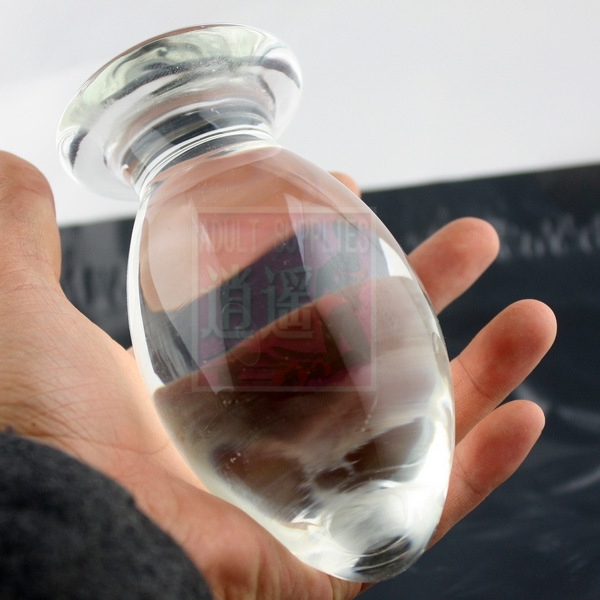 超大后庭玻璃水晶阳具肛塞肛栓肛门制动器后庭用具扩肛拳交sm必备