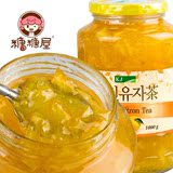 【糖糖屋】韩国进口 KJ蜂蜜柚子茶水果茶1kg冷饮热饮皆可 包邮