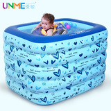 优敏 婴儿游泳池充气加厚方形宝宝游泳桶新生儿童泳池保温家庭用