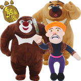包邮熊出没公仔毛绒玩具一套三个超低价熊大熊二光头强玩偶礼物