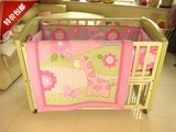 卡特婴儿床品*长颈鹿公主四件套婴儿床上用品被子+床围+床笠+床裙