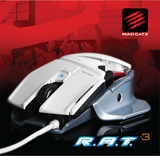 赛钛客 MadCatz R.A.T.3/RAT3升级版 游戏鼠标 光电有线竞技鼠标