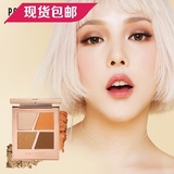 PONY EFFECT韩国新品珠光亚光四色眼影正品4月色矿物质眼影包邮