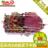 尚购24特菜-有机苏子叶 新鲜紫苏叶20片左右/盒北京同城蔬菜配送