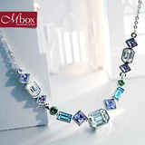 Mbox项链 女款韩国版采用施华洛世奇元素水晶锁骨项链 绮丽的梦