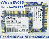 eVtran高速SLC32G mSATA3 SSD SATA3 32G SSDSLC 2.5原装固态硬盘