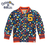 齐齐蛙 sugarduck2014新款男童棒球衫卫衣儿童小孩子长袖外套8358
