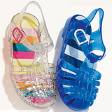 【现货】英国代购童装NEXT 2015春女宝宝女童透明果冻渔夫凉鞋2色