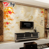 唐梦中式电视背景墙瓷砖墙砖仿古砖现代客厅3D微晶石 花开富贵