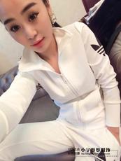 彤彤家2015春秋装新款运动套装 女休闲立领修身运动服卫衣...