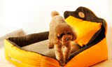 狗窝床可拆洗宠物床实木 大小型犬狗床实木狗用品冬