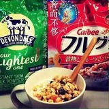 香港代购 日本Calbee卡乐比B水果果仁谷物营养麦片+澳洲德运奶粉