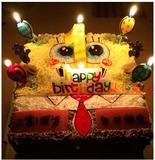 金色数字蜡烛 儿童生日蛋糕装饰蜡烛 派对蜡烛 宝宝周岁蜡烛