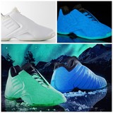 美国代购 adidas阿迪 T-Mac 3麦迪 鸳鸯 蓝绿夜光男篮球鞋AQ7993