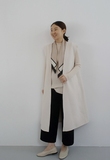 百时尚韩国代购女装HO1539新款春装气质V领无袖薄毛呢马甲夹克