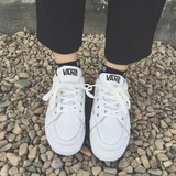 韩国ulzzang原宿学院风系带小白球鞋学生女板鞋厚底运动平底单鞋