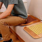 现货包邮夏季凉爽方形竹垫透气椅子坐垫 防滑电脑椅垫夏天办公室