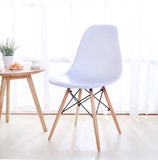 简约会议椅子靠背凳子北欧式时尚家用餐椅饭店木椅咖啡厅彩色座椅