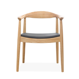 肯尼迪椅北欧宜家日式风格家具经典设计水曲柳实木餐椅实木会议椅