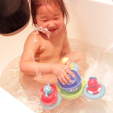 现货zhitongbaby儿童潮宝宝洗澡戏水玩具 水龙头 喷水花洒叠叠乐