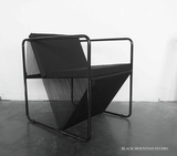 极简欧美家具工业金属室内样板房休闲椅创意办公椅 设计师椅子